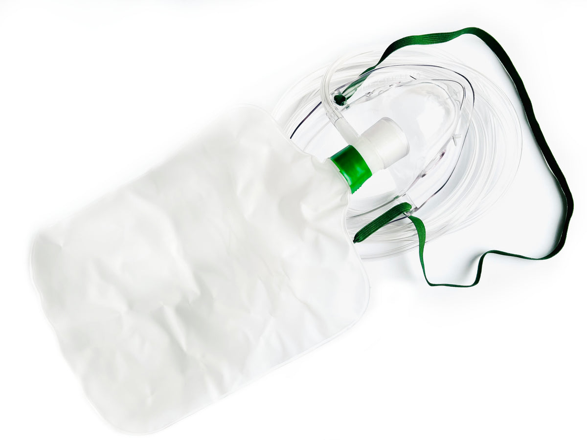 Nicht-Wieratmer-Maske PVC Nicht-Wieratmer-Sauerstoffmaske mit Reservoirbeute Nicht-Wieratmer-Maske PVC Nicht-Wieratmer-Sauerstoffmaske mit Reservoirbeute